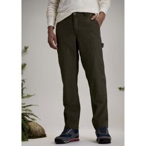 ALPINE DESIGN ' MENS ' UTILITY PANT ' VINTAGE OLIVE ' SIZE 34 X 30 MSRP $78